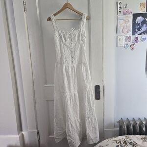 Frankies Bikinis Christabelle Eyelet Maxi Dress